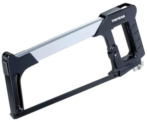 Topeak Hacksaw Säge aus Aluminium und Fiberglas in der Farbe Silber-Schwarz, Maße: 35cm x 17cm x 2,5cm, 15410042