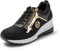 JOMIX Scarpe Donna Eleganti Sneakers Zeppa con Zip Laterale Scarpe Comode da Passeggio Casual Traspirante Leggere da Camminare Nero 41