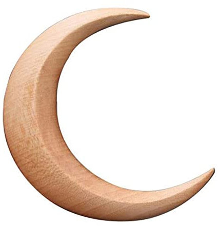 GEDOX Pince à Cheveux - Fourche en Bois de la Lune des Cheveux Rétro Fourche en Bois Fait Main de la Lune - Pince à Cheveux Épais pour Coiffures pour Filles