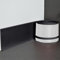 KMDZDZGS Weichsockelleiste, Selbstklebende PVC-Abschlussleiste, Wasserdicht, Flexibel, Individuell Zuschneidbar, Schwarz, 18M