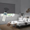 STOR PLANET | Store Électrique Intérieur Occultant Night, Isolation Thermique, Stores Motorisés pour Chambre, Cuisine, Salon, Store Automatique Fenetre et Porte | Night Gris, 120x250cm