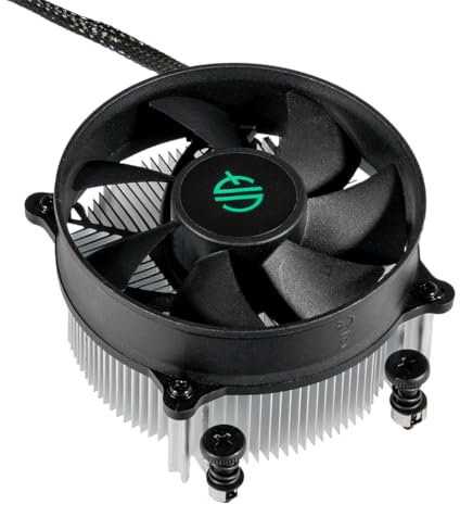 SQ-Power 03A AMD CPU Cooler. 95 W TDP, silenziosa ventola PWM, attacco AM4/AM5, inclusa pasta termica