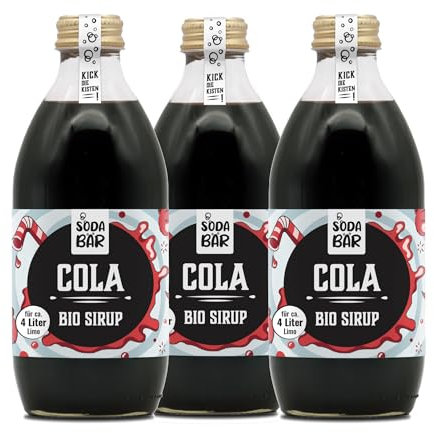 SodaBär | Bio Sirup Cola | bis zu 4l Getränk mischen, 100% Bio, 100% lecker.