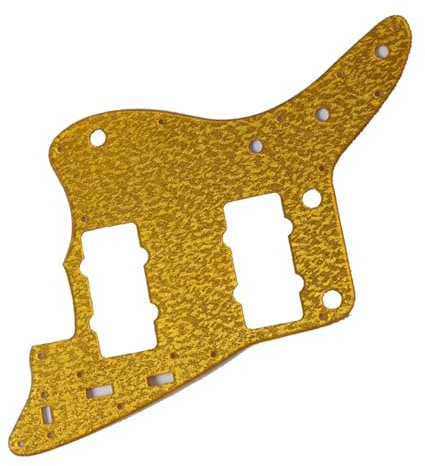 Geeignet Für JM Pickguard E-Gitarre 3-lagiges Schlagbrett(Gold)