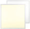 LUXULA 2x LED Panel 62x62cm Rasterleuchte - 36W 3600lm - 3000K Warmweiß - flimmerfrei - mit Netzteil 230V - LED Deckenleuchte für Rasterdecke - Einlegeleuchte Büroleuchte Gewerbe