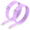iPhone 13/14 3m Fast Charge Cable, MFi Certified 2Pack Extra Long iPhone 12/13/14 Pro Max/11/XR/XS Max/8 Plus Purple
