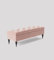 90cm Wide Chesterfield Ottoman Storage Bench with Legs, Ottoman Box With Legs, Ottoman Bench With Storage, End Of Bed Storage Bench, Rectangle Footstool With Storage (Pink Velvet)