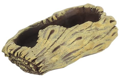 BESPORTBLE Pot à Cactus Écorce De Jardinière Flotté Artificiel Pot Rondin pour Plantes Extérieur