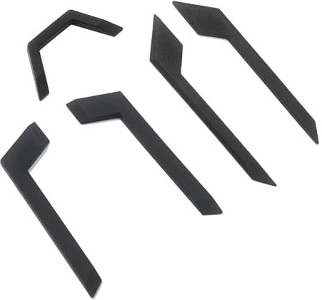 Gintai Piedini in gomma per PC portatile per ASUS TUF Gaming F15 FX506 FX506LU FX506LI FX506LH FX506HM FX506HE FX506HF FX506HC Bottom Case Rubber Feet(Nero) (1 Set Spesso+1 Set Fine+ 1 Centrale)