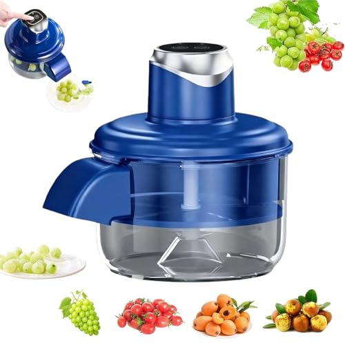 Automatic Grape Peeler Machine, Electric Garlic Peeler & Tomato Skin Remover Tool for Small Fruits, Efficient Peeling Kitchen Gadget for Home Use, Easy to Clean & Store