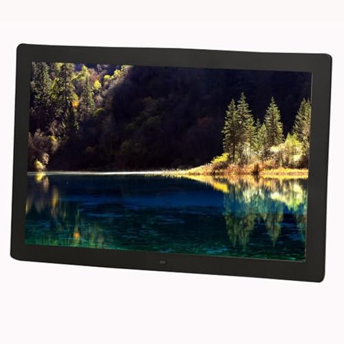 15-Inch Digital Photo Frame, 1024X768 Resolution Electronic Photo Album, White (Black)