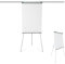 MOB Flip Chart Board mit Dreibein Ständer 68x105cm | Höhenverstellbar bis 188cm, Beschreibbar, Trocken abwischbar, magnetisch | Whiteboard mit Ständer & ausziehbaren Armen | leicht zu tragen Coyote