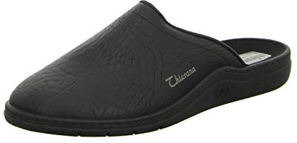 Thiesana 15290010 Herren Hausschuh mit Innensohle aus Polyester Textilfutter, Groesse 40, schwarz