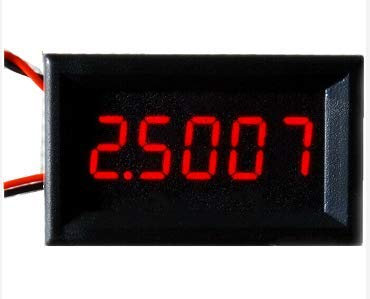 BE-Tool - Amperímetro digital DC (0-3A), 5 dígitos, medidor de corriente de alta precisión, panel de medición de corriente, rojo/azul/amarillo/verde LED