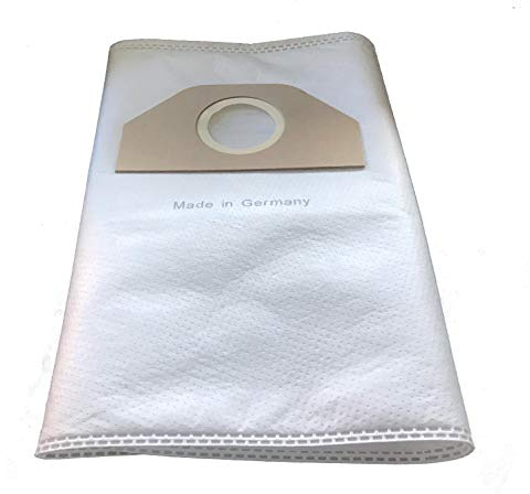 10x Premium Vlies Staubsaugerbeutel geeignet für Kärcher WD 3 / WD 3 Car Kit/WD 3 Fireplace kit/WD 3 P Extension kit/WD 3 Premium - Made in Germany, 20 L Volumen, reißfest, 3-lagiges Mikrovlies