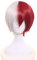 LEES WIGS Cosplay-Perücke für My Hero Academia Shoto Todoroki Perücke inkl Perückenkappe
