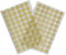 60 Klettpunkte 15mm Klettband-Punkte Klebepunkte Klettverschluss selbstklebend, Farbe:creme