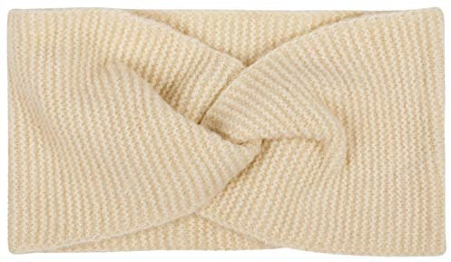 styleBREAKER Damen Feinstrick Stirnband mit Twist Knoten, warmes Winter Haarband, Headband 04026047, Farbe:Beige