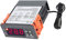Termostato, sensore termostato, elettrico 10A / 250VAC 110-220V per il monitoraggio della temperatura Acquario Terrari Incubatrice di pollo Controllo della temperatura dello zoo