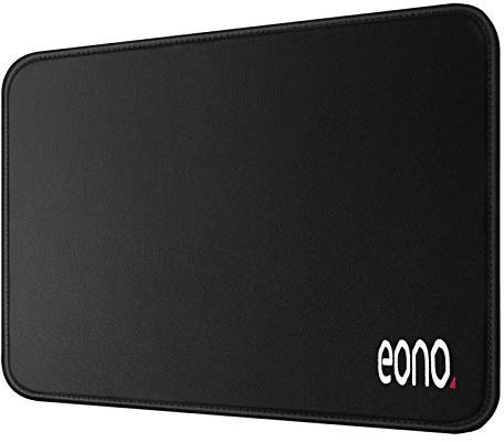 Eono Mouse Mat, 300 x 210 x 3mm Gaming Mouse Pad, Non-slip Rubber base, Waterproof Surface, Durable Stitched Edges Mousepads, Compatible with Laser and Optical Mice for Gaming, Working