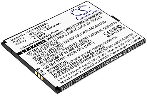 TCTK Akku 2200mAh Kompatibel mit [Neffos] C5A, C5A Dual SIM, TP703A, für [TP-Link] Neffos Neffos Dual SIM, TP703A Ersetzt NBL-43A2300