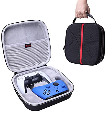 XANAD Tasche für Gaming Controller, kompatibel für Playstation 5, Xbox, SteelSeries Nimbus+, Razer Zubehör für Gaming (Grau)
