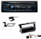 Alpine UTE-204DAB 1 DIN Autoradio DAB+ Bluetooth USB AUX-IN passend für Volkswagen VW T5 Transporter bis 2015 Piano Black Runde Ecken inkl Canbus
