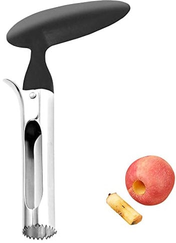 Apple Corer,Stainless Steel Corer Slicer Fruit Cutter Apple Corer Remover Kitchen Gadgets Cupcake Corer for Home & Kitchen Pears Bell Peppers Honeycrisp Gala Lady Apples