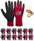 Ruvigrab - Latex-Arbeitshandschuh | rutschfeste Handschuhe | Gartenhandschuhe | Handschuhe für Industrie, Bauwesen, Landwirtschaft oder allgemeine Verwendung | Arbeitshandschuh für Damen und Herren