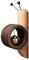 HALAHAI Sonaglio a Vento Campane a Vento Lumache Campanello in Legno Stile Giapponese Campanello A Vento in Ottone da Appendere per Decorazioni D'ingresso Campanelli a Vento