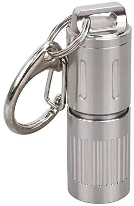 New Mini LED Flashlight 10180 Rechargeable Keychain Light 330lm 2 Modes 95 CRI by Stainless Steel