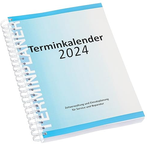 EICHNER Werkstatt-Terminkalender 2024 Terminplaner Servicetermine Reparatur