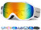 Supertrip Skibrille Damen Herren, Snowboard Brille für Brillenträger Erwachsene Jugendliche OTG UV-Schutz Kompatibler Helm Anti Fog Skibrillen Snowboardbrille Sphärisch Verspiegelt