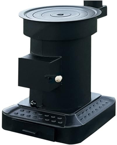 YVYKFZD Estufa de leña Portátil para Acampar, Estufa de Leña Multifuncional, Cocina de Leña para Exteriores, para Acampar, Picnic, Barbacoa, Caza, Pesca