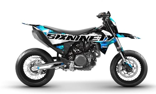Dekor, Aufkleber passend für KTM 690 SMC-R 2019-2023 - Preach Edition Arider (Blau)