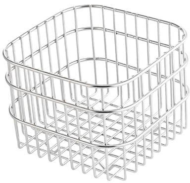 Colcolo Mini-Aufbewahrungskorb aus Metalldraht, Obstkorb, vielseitiger Aufbewahrungskorb aus Drahtkorb, 11cmx11cmx10cm