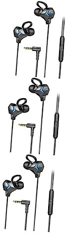 Angoily 3pcs Wired Headset Stereo Headphones Wired Wireless Earbuds Wireless Head Phones Headphones Wireless Cord Headphones Headset for Laptop Gaming Headphone In Ear Abs E-sports In-ear
