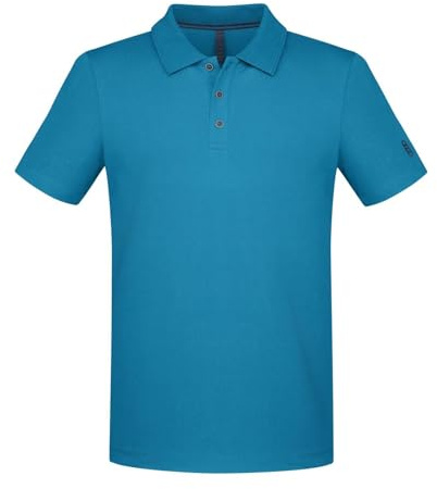 Audi Poloshirt Herren türkis Audi Ringe Logo in 3D-Print Casual Look (DE/NL/SE/PL, Alphanumerisch, XXL, Regular, Regular, 1, Türkis)