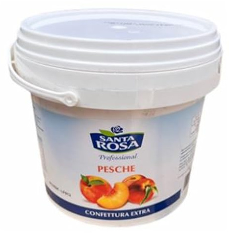 Santa Rosa Confettura Extra di Pesche Barattolo da 3 Kg