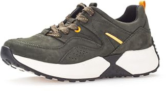 Gabor Damen Low-Top Sneaker, Frauen Halbschuhe,Sportschuhe,Freizeitschuhe,Turnschuhe,Laufschuhe,schnürschuhe,Forest (apricot),39 EU / 6 UK
