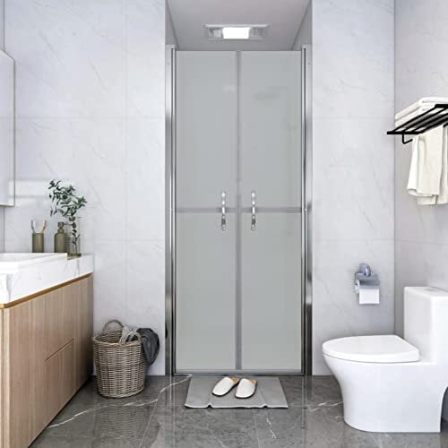 Iiaky Duschtür Matt ESG 86x190 cm Begehbare Dusche Schwarz Duschwand FüR Dusche