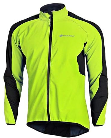 VeloZenith Herren Fahrrad Jacke Radjacke Langarm Mountainbike Jacket (L,Grün)