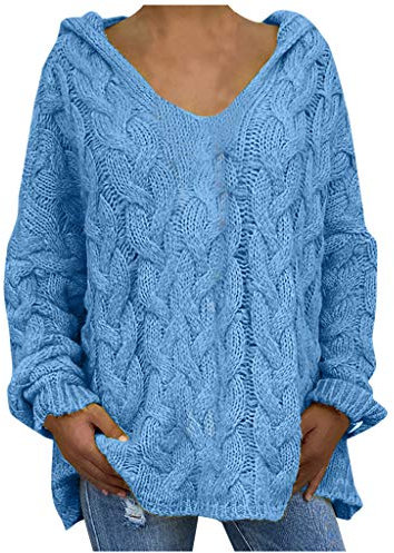 Blue Sweatshirt Plus Size Ladies Jumpers 20/22 Couples Ugly Christmas Sweater Pink Palm Puff Hoodie Crew Neck Jumper Women Brown Knitted Christmas Jumpers