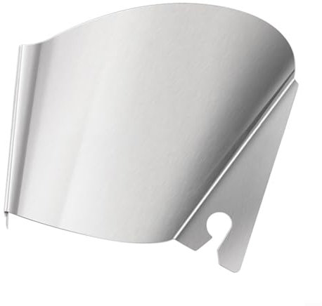 Stainless Steel Pouring Chute Accessory for KitchenAid Mixers, Wide Compatibility Pour Guard, Dishwasher Safe Ingredient Transfer Sleeve, Easy Install Baking Tool for Kenwood