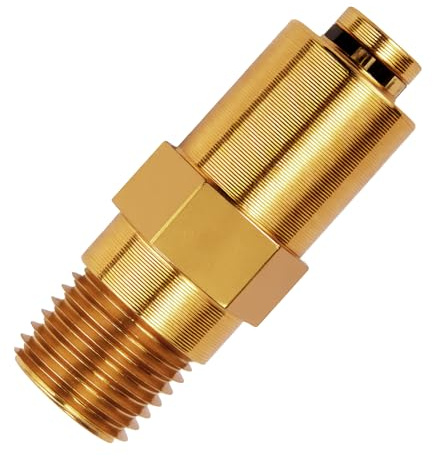 LikeLion 7101359 Thermal Relief Valve, Replacement for Simpson Cleaning 7101359, Compatible with Gas Powered Pressure Washer Pumps, 1/4 Inch NPT