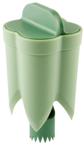 Bojueshaw Bell Pepper Cutter,Pepper Corer,Chili Corer Remover,2 in 1 Portable Pepper Core Cutting Device for Kitchen Home Family Camping(Green)