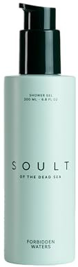 SOULT Forbidden Waters Duschgel I Wasser aus dem Toten Meer I Rosmarin und grüner Tee-Extrakt I belebend und erfrischend I 200 ml