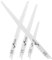 NUOBESTY 1Ensemble Lames de Scie Alternative Acier à Haute Teneur pour Coupe Rapide Durable Compatible avec Outils Universels