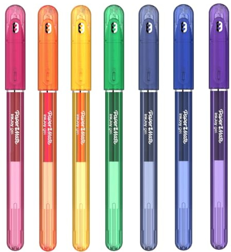 Paper Mate Inkjoy Gel Pens 0.5mm 7 Pack Multi Colour