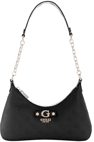 GUESS borsa a tracolla Dita Shoulder Bag Black Logo nero